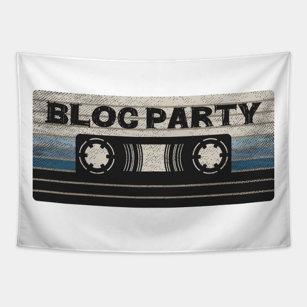 Bloc Party Mix Tape Tapestry by getinsideart