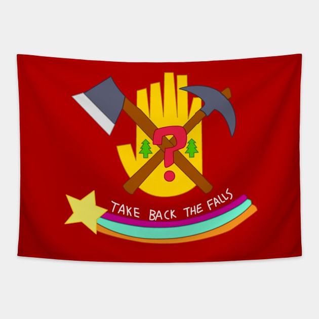 Take Back The Falls! Tapestry by spdy4