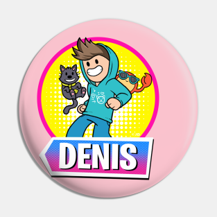 Denis Roblox Pins And Buttons Teepublic - add dance buttons for game in roblox