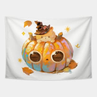 Happy Pumpkin Tapestry