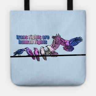 Trans Rights Are Human Rights Tote