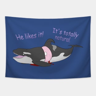 A Whale of a Lie Tapestry