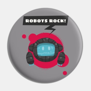 Robots Rock ! Pin