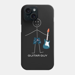 Funny Mens Bass Guitar Guy Phone Case