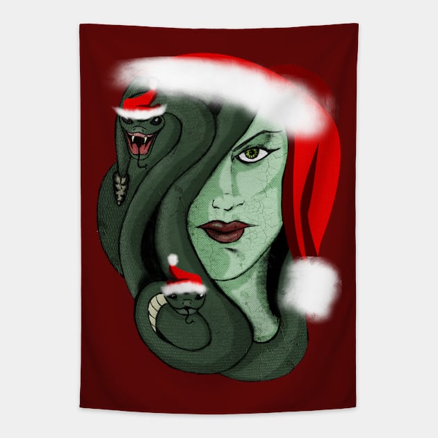 Merry Medusmas Tapestry by Flush Gorden