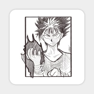 the dragon in dark hiei in spirit detectives Magnet