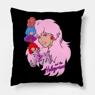 Jem and the Holograms by BraePrint Pillow