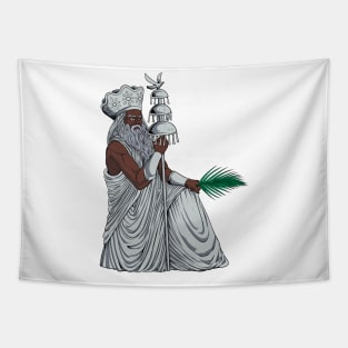 God of the Yoruba religion - Obatala Tapestry