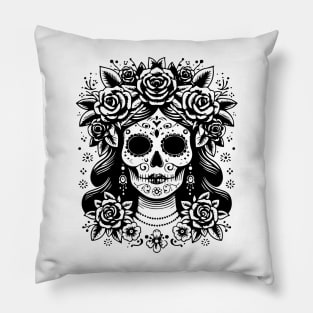 Santa Muerte Pillow