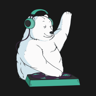 DJ Polar Bear T-Shirt