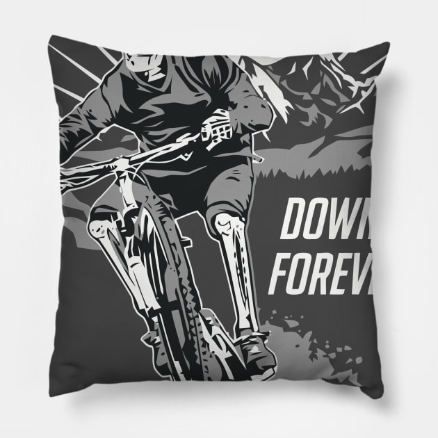 Downhill Pillow by Niken12