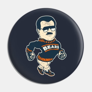 Ditka Mascot Pin