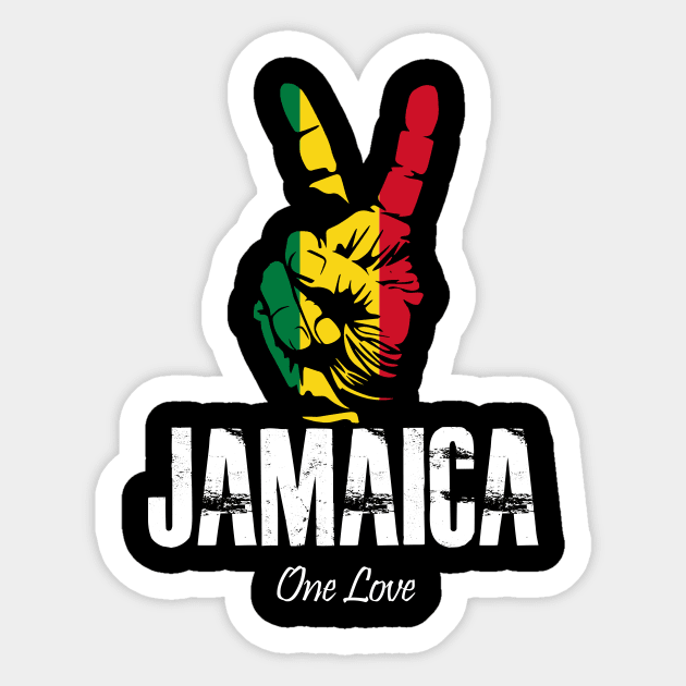One Love Jamaica Peace Sign! Caribbean Vacation T-Shirt One Love Jamaica Peace Sign! Caribbean Vacation T-Shirt