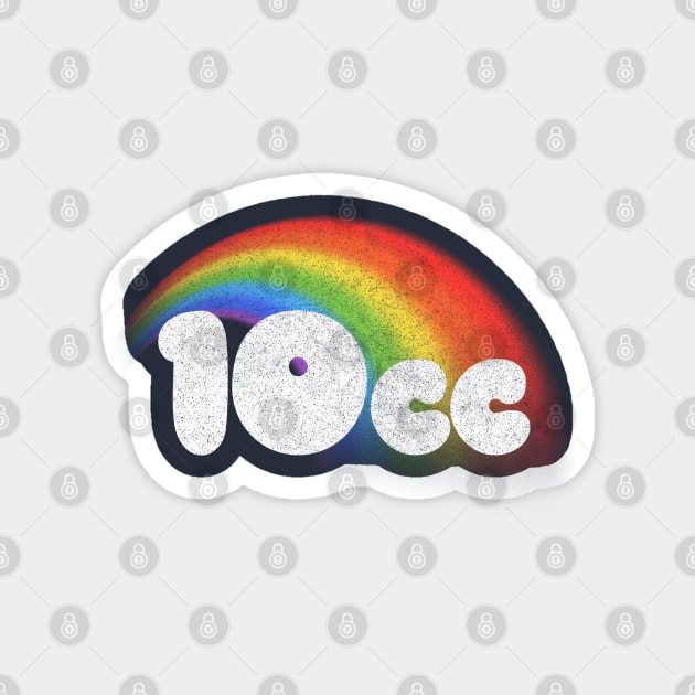 10cc ..... Retro .... 70s Styled ..... Fan Art Design Magnet by DankFutura