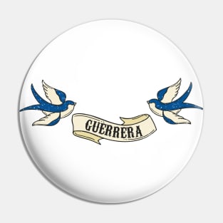 Guerrera - bird design Pin