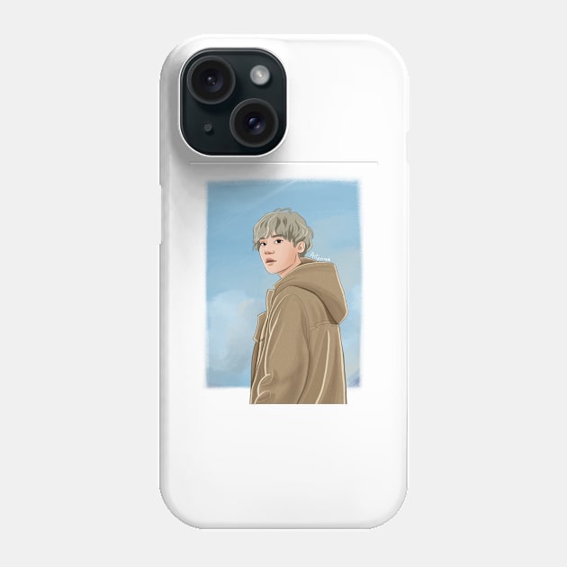 BTS Min Yoongi GCF Suga Fanart Phone Case by NiamhYoungArt