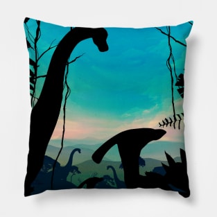 Dino World Pillow