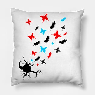 Butterflies flying Pillow