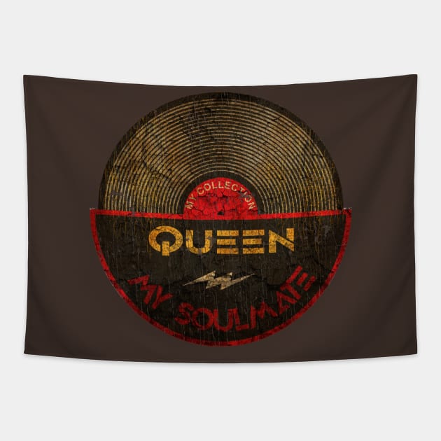 Queen - My Soulmate Tapestry by artcaricatureworks