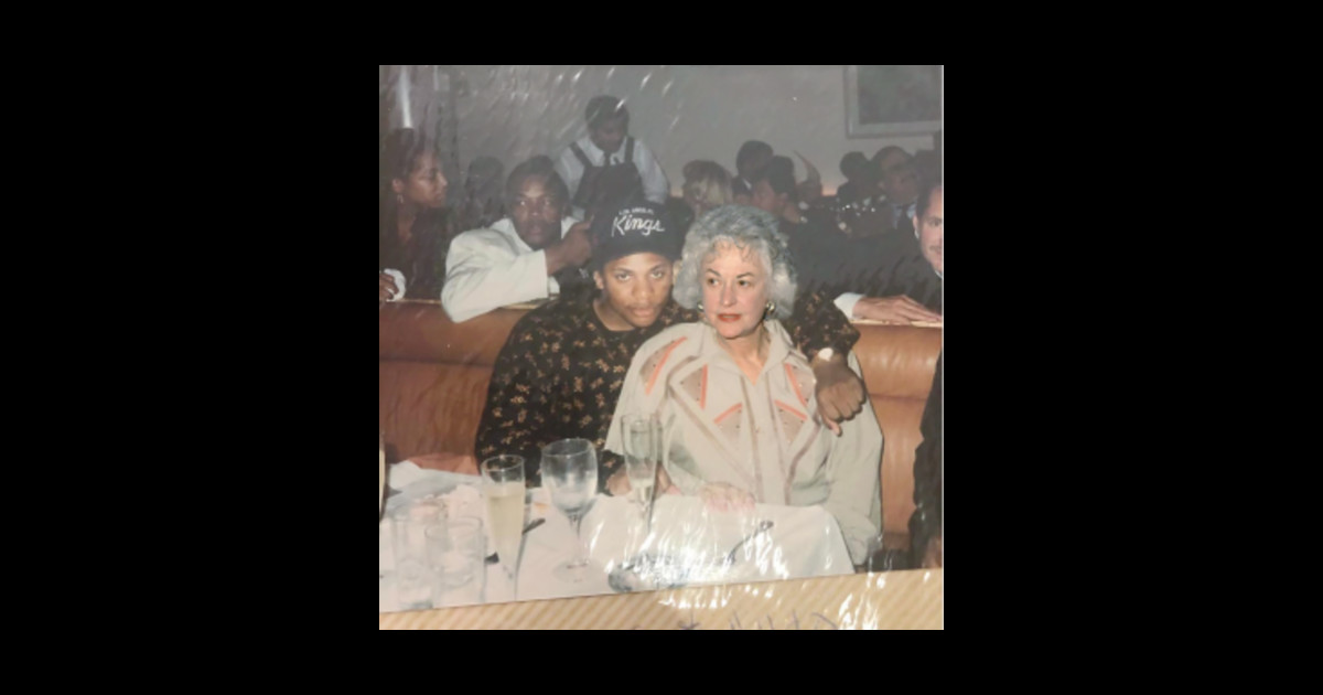 Eazy E with Golden Girls Bea Arthur Betty White TShirt TeePublic