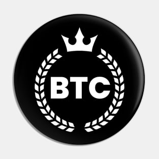 bitcoin crown Pin