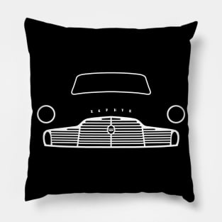 Ford Zephyr Mk II classic car outline graphic (white) Pillow