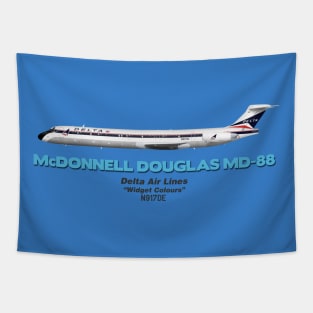 McDonnell Douglas MD-88 - Delta Air Lines "Widget Colours" Tapestry