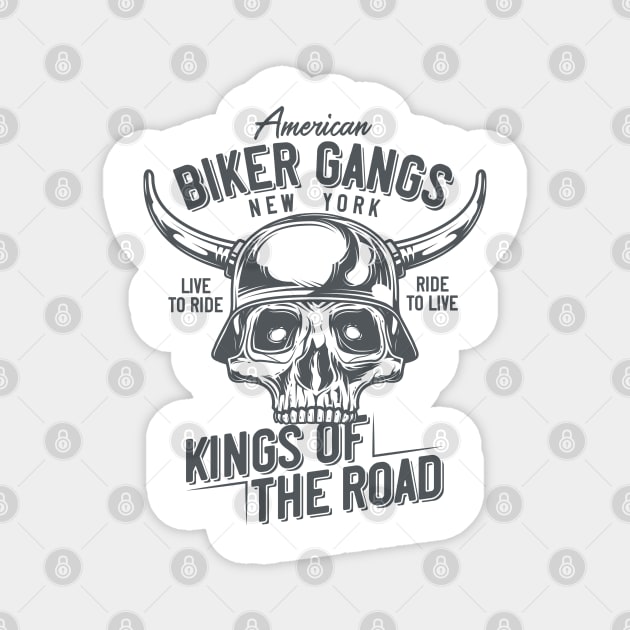 American Biker Gangs Magnet by Verboten