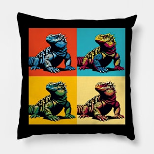 Gila Monster Pop Art - Cool Lizard Pillow