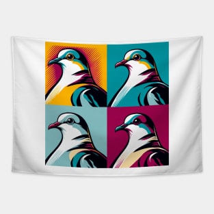 Pop Ring-Necked Dove Art - Cool Birds Tapestry