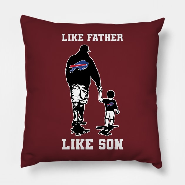 Buffalo Bills - Like Father Like Son Pillow by Leopards