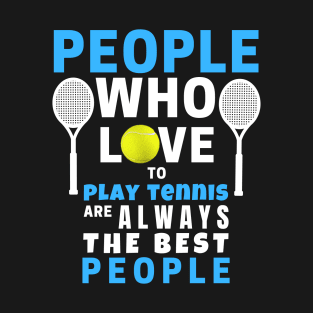 US Open People Who Love To Play Tennis T-Shirt