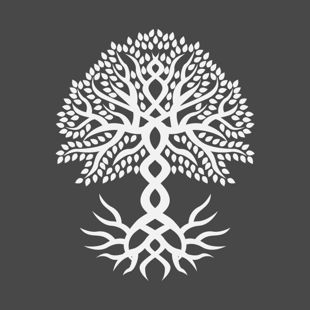 Yggdrasil The Tree of Life White by AshotTshirt