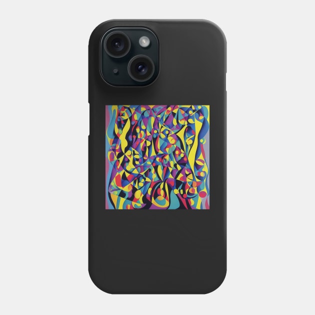 Chromatica #4 Phone Case by danrobichaud