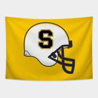 Sabercat Football Helmet (Secondary) Tapestry