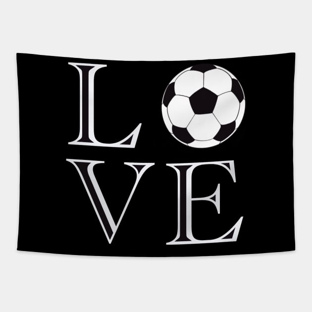 Soccer Love for the game of futbol aka soccer Tapestry by BrederWorks