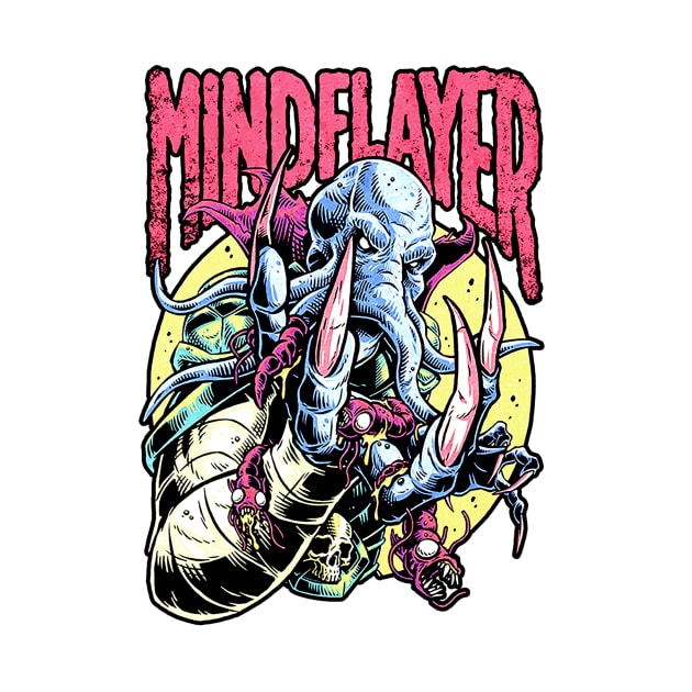 Mind Flayer (Alt Print) by Miskatonic Designs