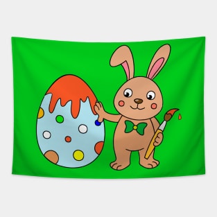 Easter Bunny with Egg Tapestry