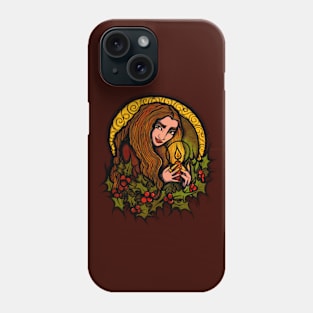 Yule Tidings Candle Phone Case