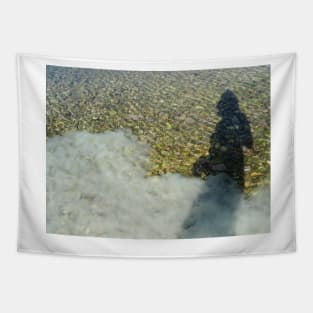 Self-portrait in Seawater and Clay Tapestry