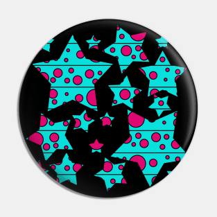 Modern Polka Dots - Party Time Pin
