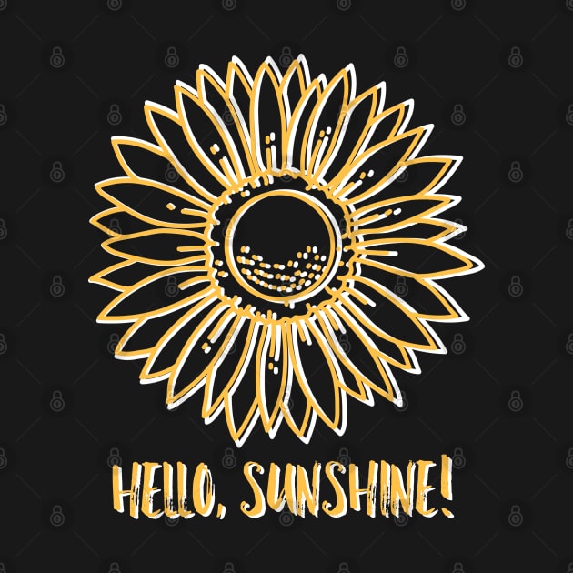 Hello, sunshine, sunflower by ArtfulTat