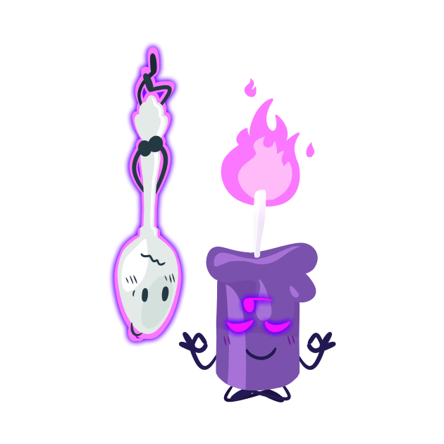 Silver Spoon and Candle (Inanimate Insanity) by PuppyRelp