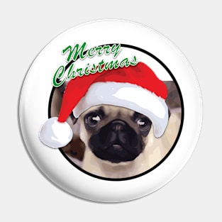 Christmas Pug Pin