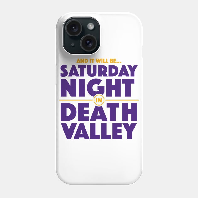 Saturday Night in Death Valley | Louisiana Football Gameday Phone Case by SLAG_Creative