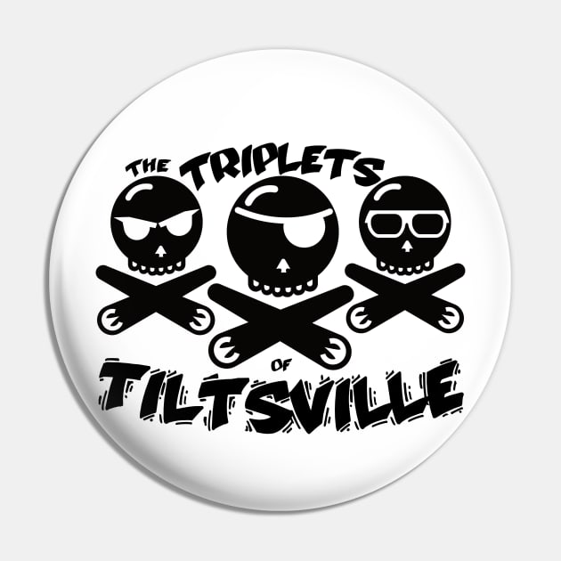 The Triplets of Tiltsville Pin by amelinamel