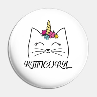 Kitticorn Funny Cat Unicorn Lovers Pin