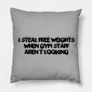 Free Weights Pillow