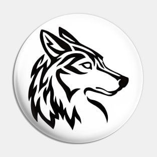 Tribal Husky Pin