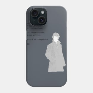 Sherlock Text Message Phone Case